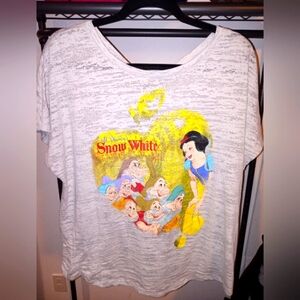 Disney Parks Snow White Burnout Tshirt XXL